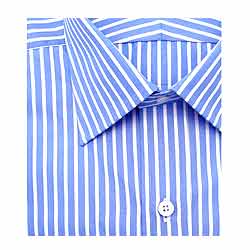 Impressive Blue and White striped Arrow half Shirt Impressive Blue and White striped Arrow half Shirt