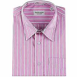 Full Striped Shirt in Pink from Arrow Full Striped Shirt in Pink from Arrow