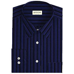 Full Striped Party Wear shirt in Dark shade from Arrow Full Striped Party Wear shirt in Dark shade from Arrow