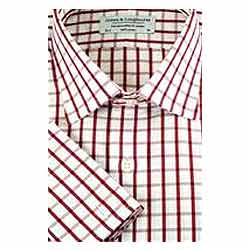 Half check shirt in Red & white from Arrow Half check shirt in Red & white from Arrow