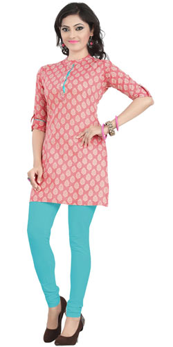 Smashing Pink Coloured Cambric Cotton Printed Kurti Smashing Pink Coloured Cambric Cotton Printed Kurti