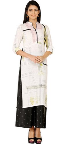 Abstract Print Kurti by W Lifestyle Abstract Print Kurti by W Lifestyle