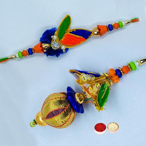 Fascinating Love Bhaiya Bhabhi Rakhi Set Fascinating Love Bhaiya Bhabhi Rakhi Set
