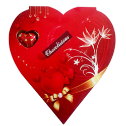 Radiant Heart Shape Box of Assorted Homemade Chocolates Radiant Heart Shape Box of Assorted Homemade Chocolates