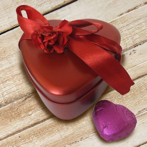 Special Red Heart Shaped Homemade Chocolates Box Special Red Heart Shaped Homemade Chocolates Box