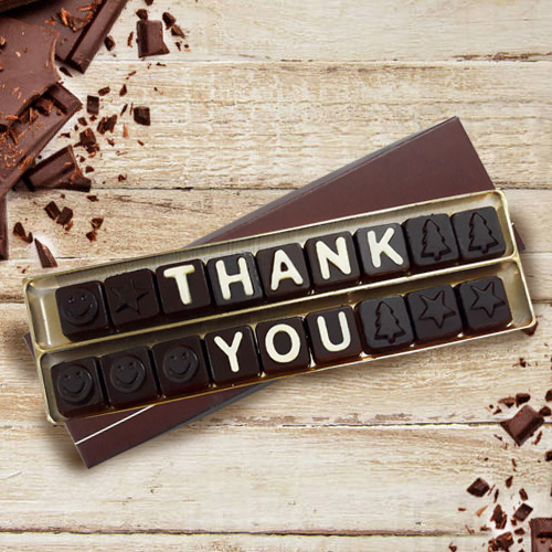 Delicious Thank You Homemade Chocolate