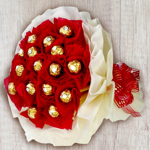 Marvellous Ferrero Rocher Chocolates Bouquet Marvellous Ferrero Rocher Chocolates Bouquet