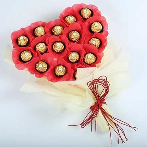 Amazing Bouquet of Ferrero Rocher Chocolate