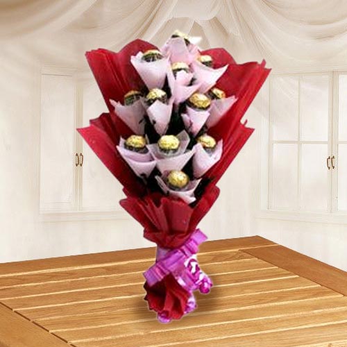 Tasty Bouquet of Ferrero Rocher Chocolate Tasty Bouquet of Ferrero Rocher Chocolate