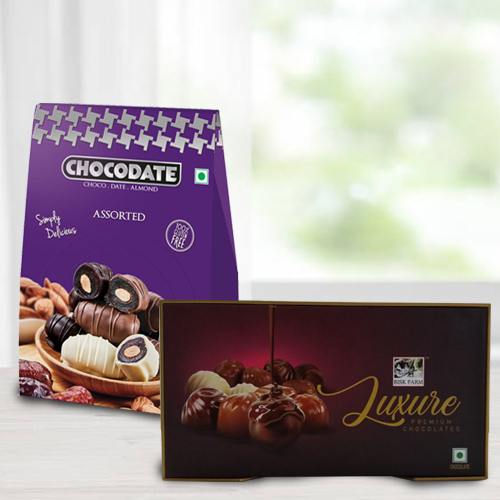 Delicious Choco Date N Truffle Chocolate Duo Delicious Choco Date N Truffle Chocolate Duo