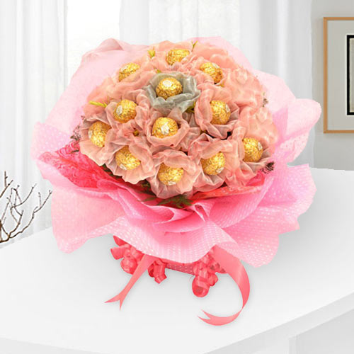 Bouquet of Ferrero Rocher Chocolates