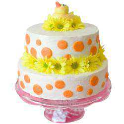 Gorgeous Two Tier Wedding Cake Gorgeous Two Tier Wedding Cake