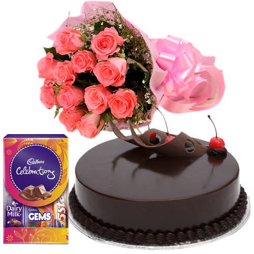 Cheers to Closeness Blossom and Dessert Composite Cheers to Closeness Blossom and Dessert Composite