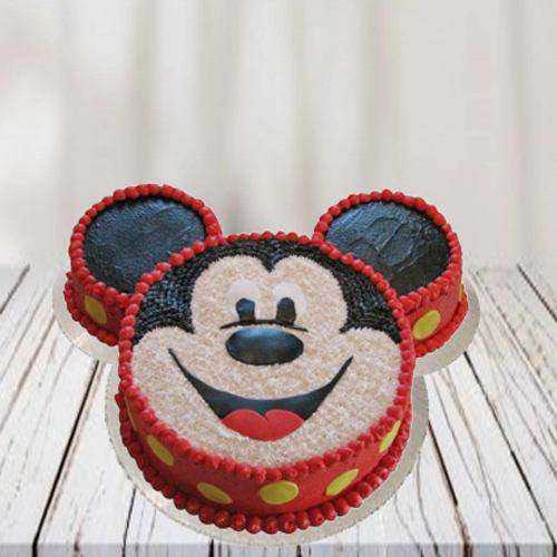 Luscious Mickey Mouse Shape Cake for Youngster Luscious Mickey Mouse Shape Cake for Youngster