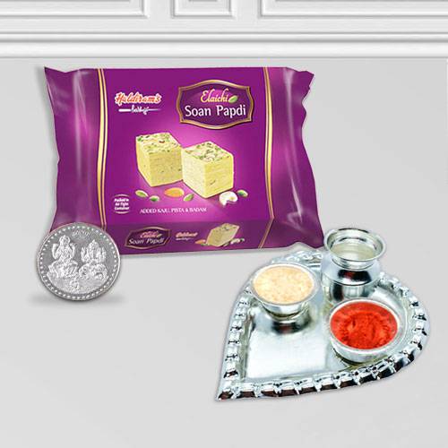 Haldiram Soan Papri N Thali  Free Coin