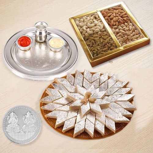 Haldiram Kaju Katli Dryfruits N Thali Free Coin Haldiram Kaju Katli Dryfruits N Thali Free Coin