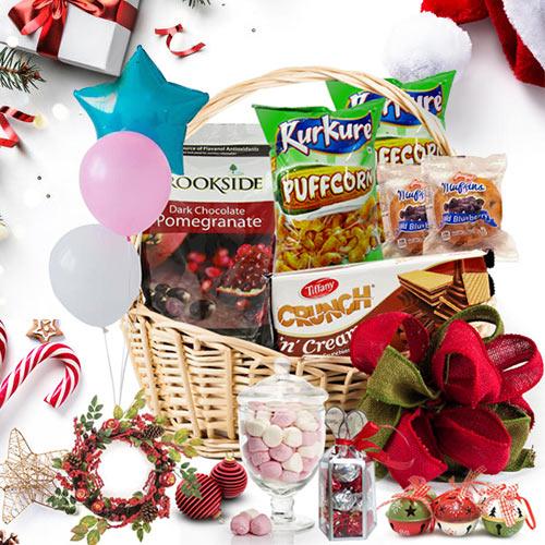 Delightful Christmas Celebration Gift Basket Delightful Christmas Celebration Gift Basket