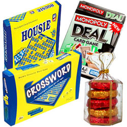 Educational Board Games Set with Chocolate Educational Board Games Set with Chocolate