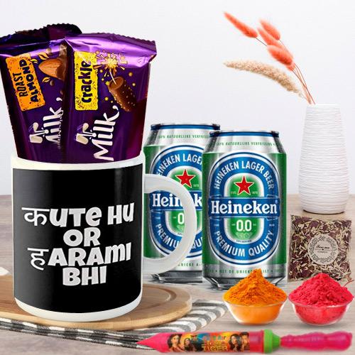 Special Holi Gifts - Teasing Quote Coffee Mug n Gifts