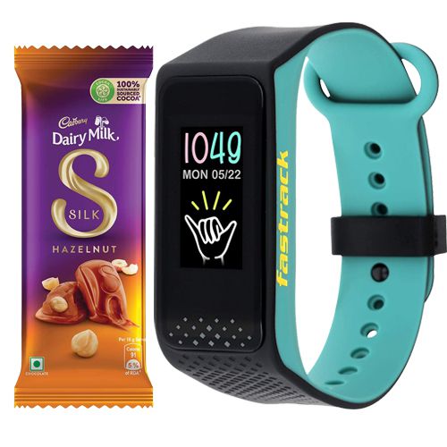 Fastrack Activity Tracker n Cadbury Silk Hazelnut Chocolate Bar