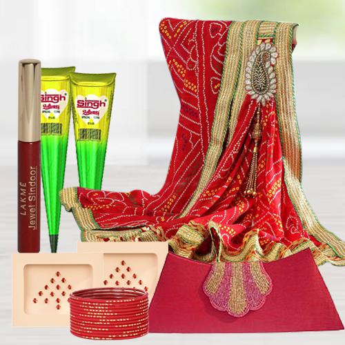 Marvelous Goodies Gift Bag for Karwa Chauth Sringar