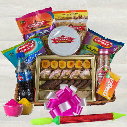 Marvelous Sweets n Snacks Gift Hamper for Holi