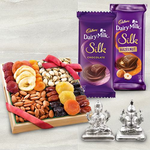 Exotic Dry Fruits n Cadbury Chocolates with Idol