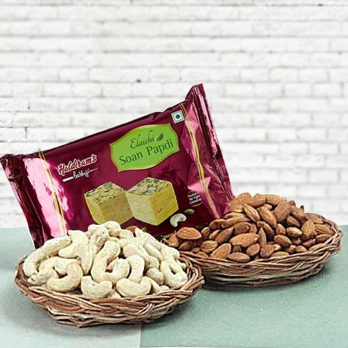 Tasty Haldirams Soan Papdi with Mixed Dry Fruits