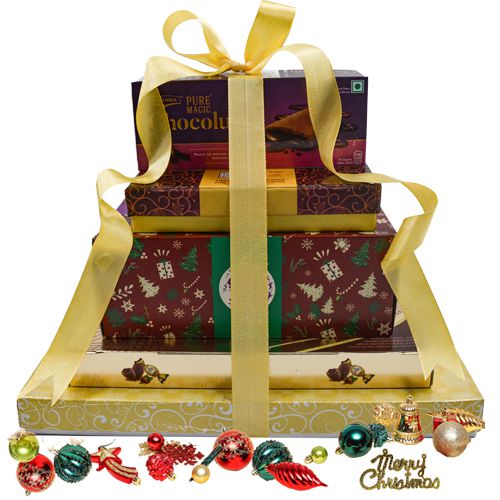 Amazing Gourmet Delight Gift Tower for Xmas