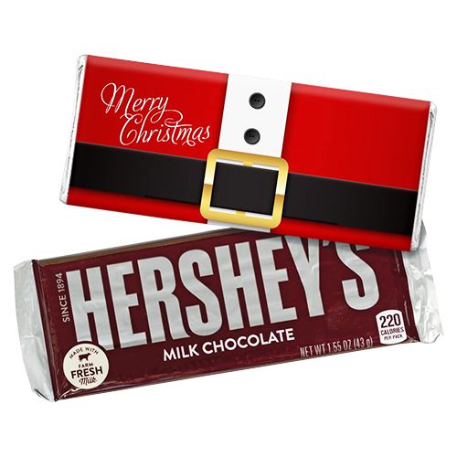 Christmas-Pick Personalized Santa Kisses Choco Bar