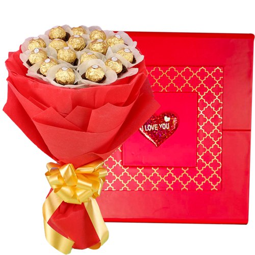 Attractive Tissue Wrapped Ferrero Rocher Chocolate