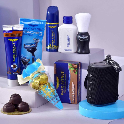Groom N Groove Hamper for Dad Groom N Groove Hamper for Dad