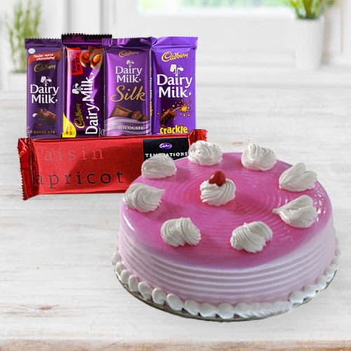 Classic Cake N Chocolates for Birthday