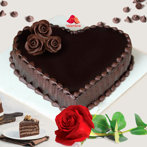 Enchanting Cake N Rose Duo Enchanting Cake N Rose Duo