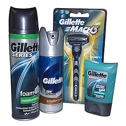 Refreshing Gillette shaving pack Refreshing Gillette shaving pack