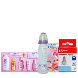 Lovely Baby Care Gift Set from Johnson