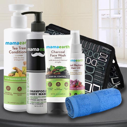 Exciting Mama Earths Care Hamper for Men