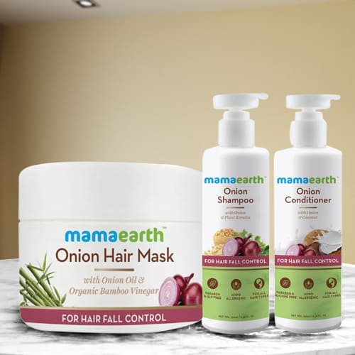Exclusive Mamaearth Onion Anti Hairfall Spa Kit to Amritsar, India