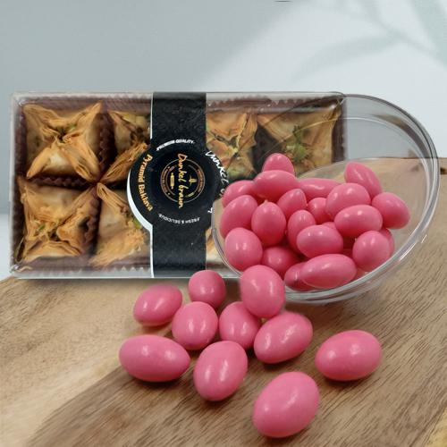Tasty Pyramid Baklawa with Paan Flavor Almonds Tasty Pyramid Baklawa with Paan Flavor Almonds