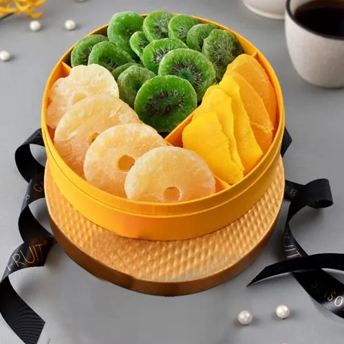 Exotic Festive Greetings Dried Fruits Gift Trio Exotic Festive Greetings Dried Fruits Gift Trio