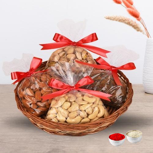 Delicious Assorted Dry Fruits Basket