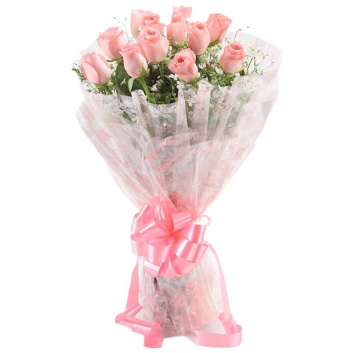Ideal Bunch of Pink Roses online Ideal Bunch of Pink Roses online