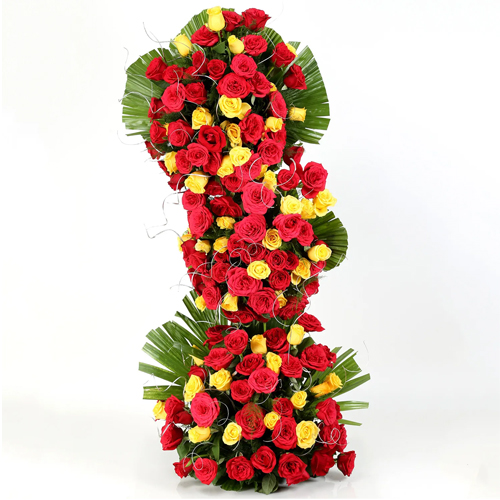 Long Arrangement of Assorted Roses Long Arrangement of Assorted Roses