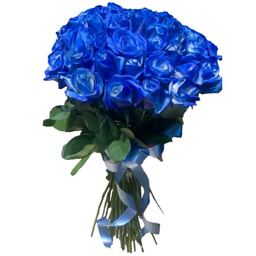 Premium Blue Rose Hand Bunch