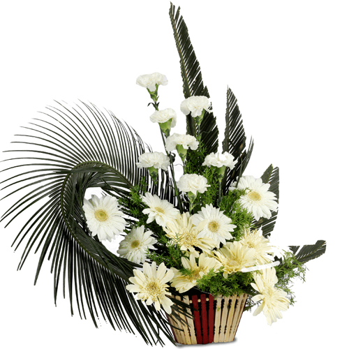 Attractive Carnations N Gerberas Bunch Attractive Carnations N Gerberas Bunch