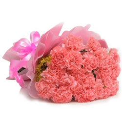 Hand Arranged Bouquet of Pink Carnations Hand Arranged Bouquet of Pink Carnations