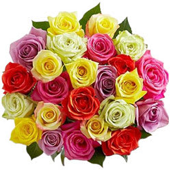 Attractive Mixed Roses Bouquet Attractive Mixed Roses Bouquet