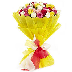 Radiant Mixed Roses Bouquet Radiant Mixed Roses Bouquet