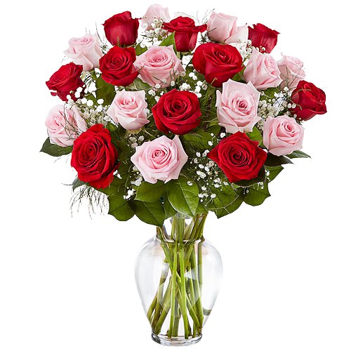 Display of Roses in a Vase Display of Roses in a Vase