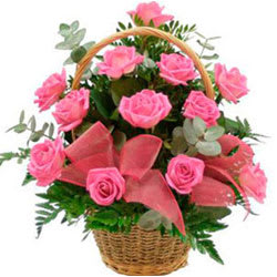 Beautiful You Will Be Mine Pink Roses Basket Collection Beautiful You Will Be Mine Pink Roses Basket Collection